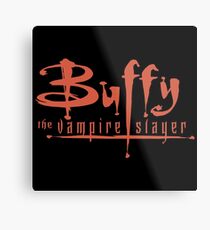 Buffy The Vampire Slayer Logo Metal Print