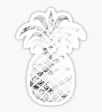 Marble Pinapple White Sticker