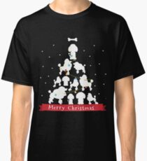 Poodle Christmas Tree Gift For Poodle Christmas Tree Poodle T-Shirt Sweater Hoodie Iphone Samsung Phone Case Coffee Mug Tablet Case Classic T-Shirt