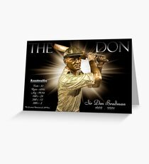 Sir Don Bradman Greeting Card