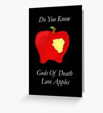 DeathApples Greeting Card