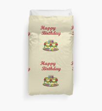 Happy Birthday Duvet Cover