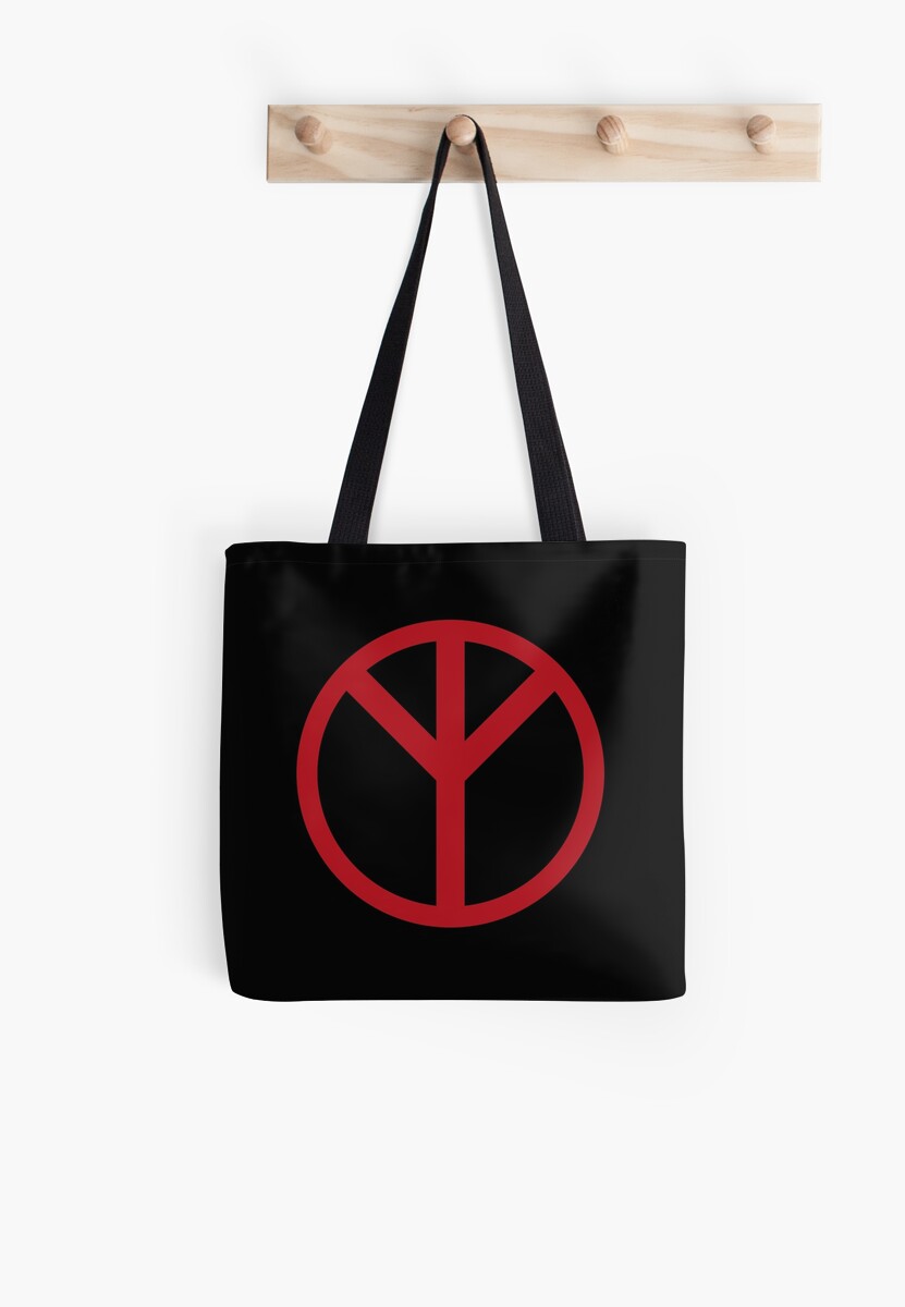 premonition-reverse-peace-sign-tote-bag-by-averyoddjew-redbubble