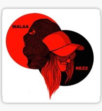 rezz x malaa pardon my french Sticker