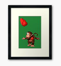 Donkey Kong Country - Wink Framed Print