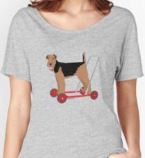 Got me some wheels Airedale! Women's Relaxed Fit T-Shirt