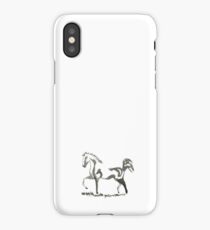 Sumi-e Horse Large Print iPhone Case/Skin