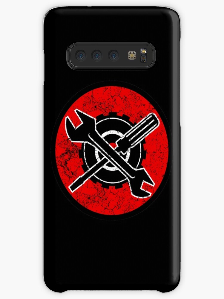 Mechanic Logo Case Skin For Samsung Galaxy By Delta12designs