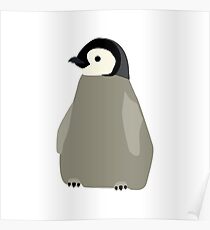Baby Penguin Poster