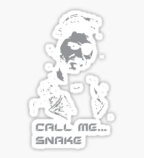 call me snake Sticker