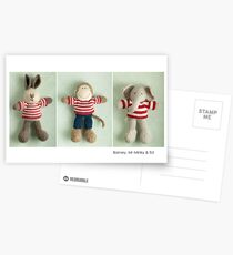 stripey boys Postcards