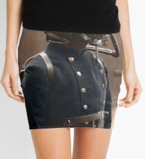 London Fire Brigade fireman, wearing a smoke helmet, 1908. Mini Skirt