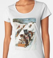 Toboggan Cats Women's Premium T-Shirt
