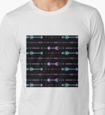 Pfeilmuster Langarmshirt