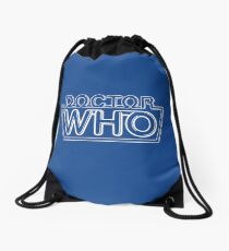 Doctor Who Classic Logo 2 Drawstring Bag