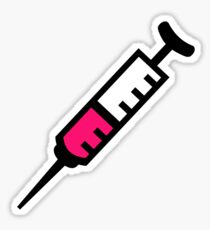 Injection syringe Sticker