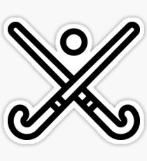 Field Hockey Minimal - Cool Hockey Sticker T-Shirt Pillow Sticker