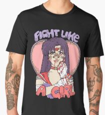 Sailor Moon - Fight Like A Sailor (Sailor Mars) Men's Premium T-Shirt
