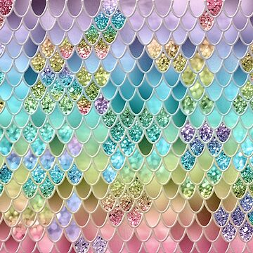 Meerjungfrauenstoff Mit Fischschuppen - Buntes Netzgewebe Für DIY Kleidung Und Dekoration