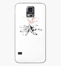 Red Dragon Above A Single Solitary Peak - Fan Art Case/Skin for Samsung Galaxy