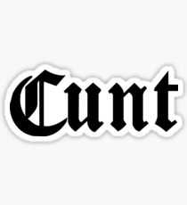Cunt Sticker