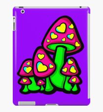 Vinilo o funda para iPad Heart Love Mushrooms Pink and Green