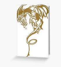 Flying dragon Greeting Card