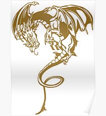Flying dragon Poster