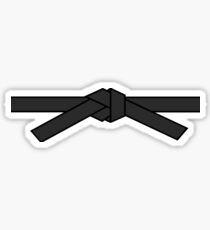 Black belt Sticker