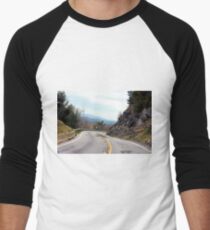 A Road in the Mountains Men's Baseball ¾ T-Shirt