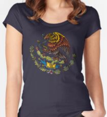 Mexican National Emblem Women's Fitted Scoop T-Shirt