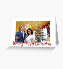 Harry & Meghan: We say Happy Christmas Greeting Card