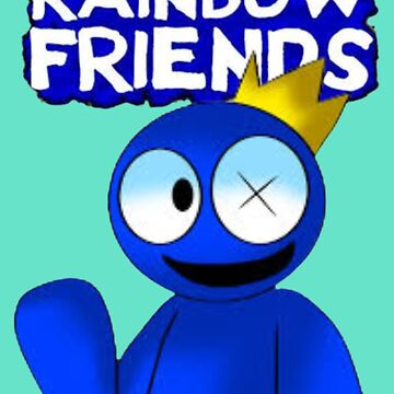 Blue Rainbow friends sticker Sticker by SebasthianStore