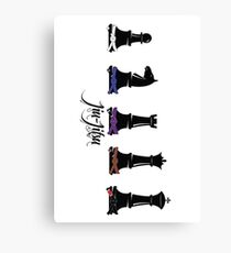 jiu jitsu chess Canvas Print