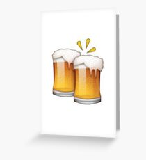 Beer Emoji Greeting Card
