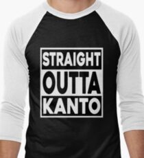Straight Outta Kanto Men's Baseball ¾ T-Shirt