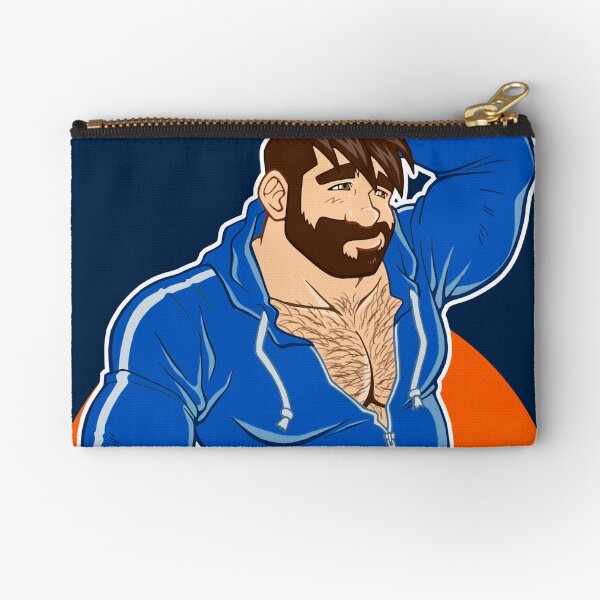 ADAM LIKES SPORTSWEAR - BLUE SWEATER Zipper Pouch