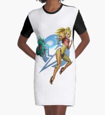 Samus Helmetless Graphic T-Shirt Dress