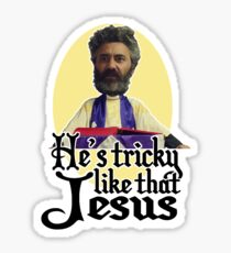 Tricky Jesus Wilderpeople Sticker