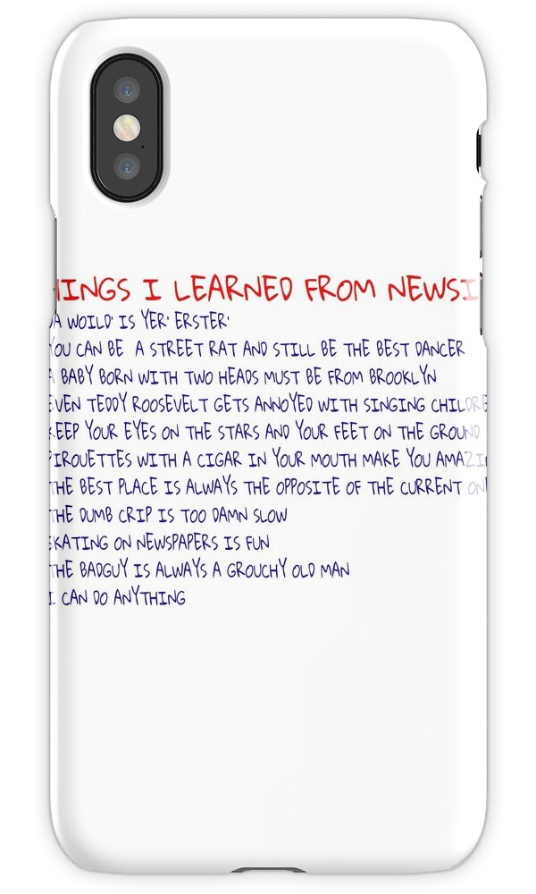 Newsies Iphone Case Newsies Iphone Case