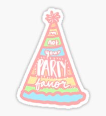 Party favor Sticker