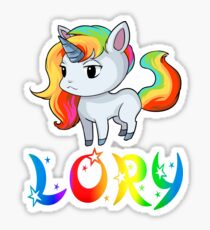Lory Unicorn Sticker