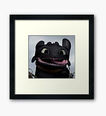 cute toothless Framed Print