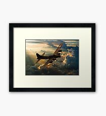 Sunset Sally Framed Print