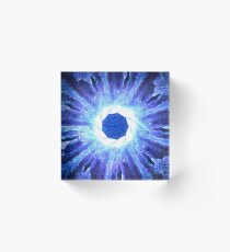 Blue Agate Acrylic Block