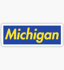 Supreme Michigan Sticker