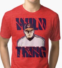 Wild thing - Rick Vaughn Tri-blend T-Shirt