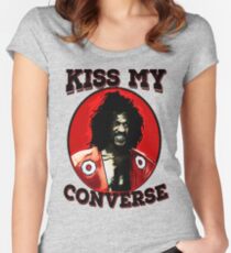 Kiss my Converse Women's Fitted Scoop T-Shirt