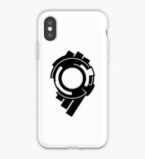 Geist in der Schale - Public Security Section 9 Logo (Schwarzes Logo) iPhone-Hülle & Cover