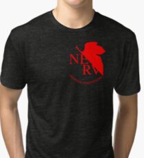 NERV Logo Tri-blend T-Shirt